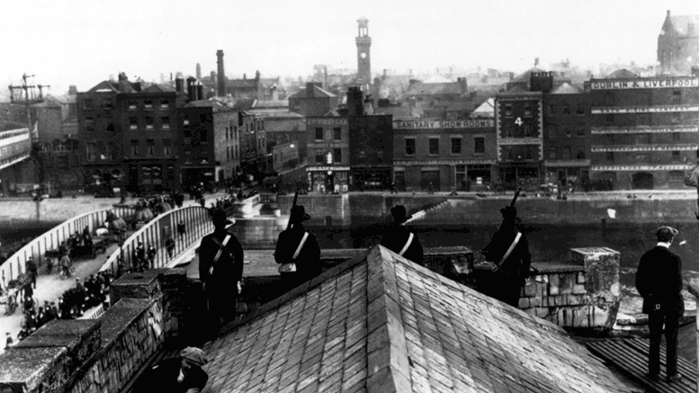 1916 Easter Rising at Dublin GPO