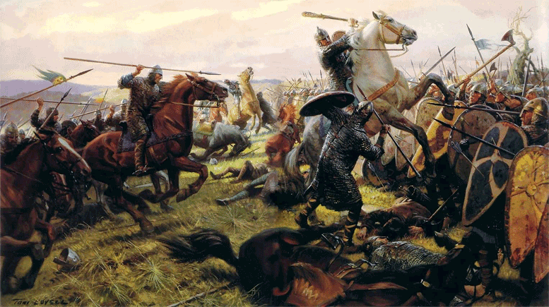 Anglo-Normans at battle