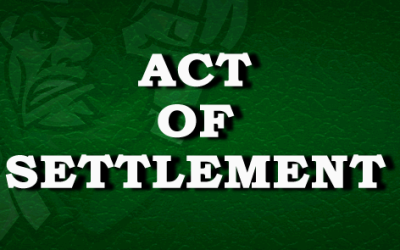 Restoration Act Of Settlement In 1662