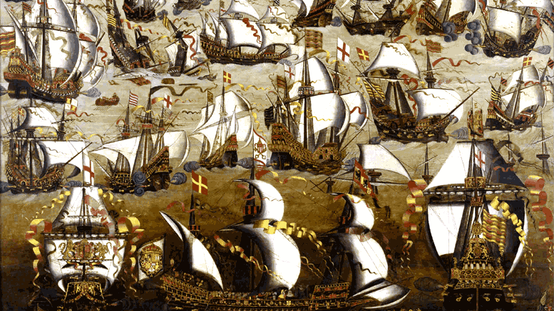Arrival of Spanish Fleet at Smerwick