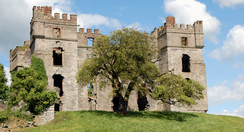 Raphoe Castle in Ireland